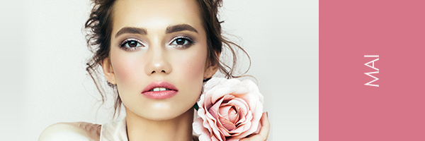Rose Rendezvous Treatment Porträt junge Frau