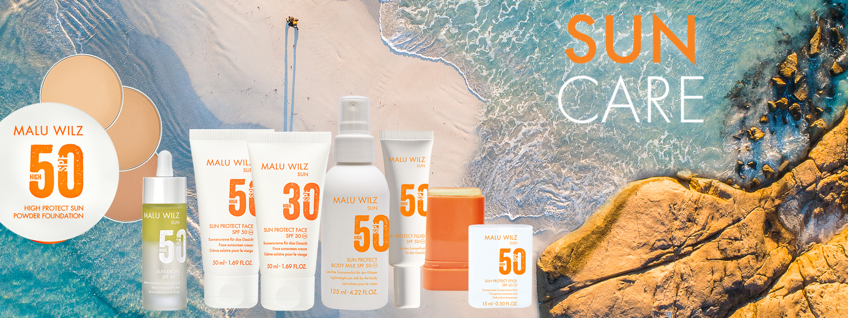 Meer und Sonnenschutz Produkte