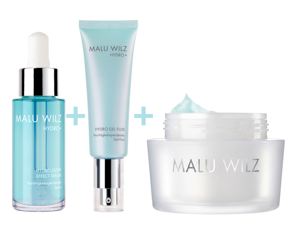 Hydro Serum und Fluid und Cream