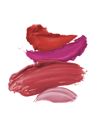 The glossy and matt textures conjure up seductive lips! lipstick textures