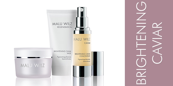für ein geglättetes und strahlendes Hautbild bei Pigmentflecken Produktgruppe Brightening Caviar