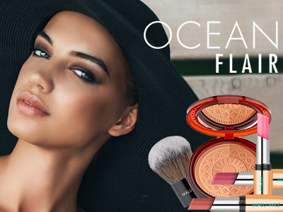 Woman with Bronzing Products