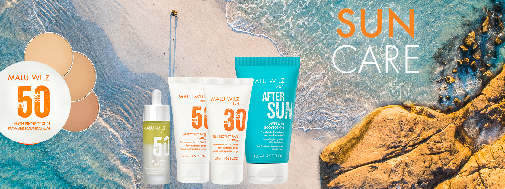 Meer und Sonnenschutz Produkte