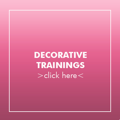 to the decorative trainings
