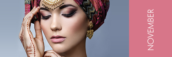 1001 Relaxing Moments junge Frau mit Turban und orientalischem Schmuck