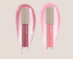 Luxury Lip Serum - in den Farben Berry Infusion und Alluring Butter Luxury Lip Serum in den Farben Berry Infusion und Alluring Butter vor beigem Hintergrund