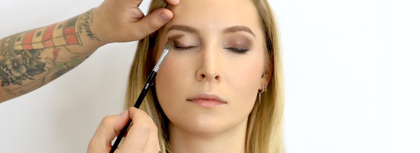 young woman with eyeshadow