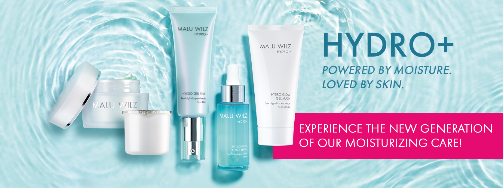 Hydro+ product group in water