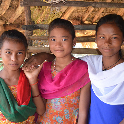 Projekt "Schutz der Kamalari-Mädchen" Mädchen in Nepal
