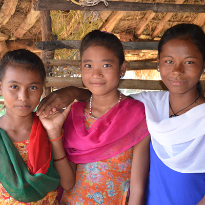 Mädchen in Nepal