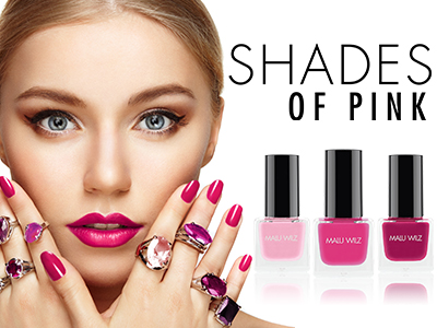 Woman with nail polishes and rings