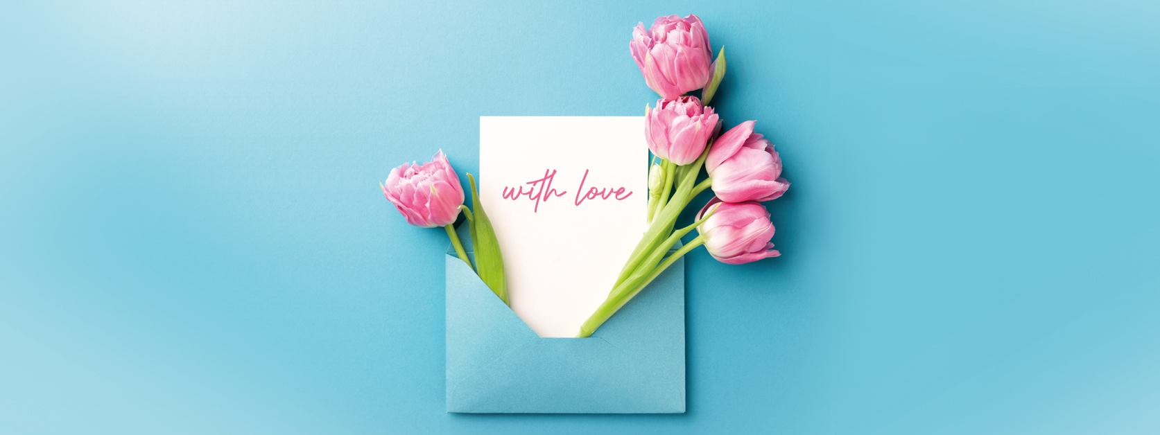 Just say thank you Gift envelope with flowers