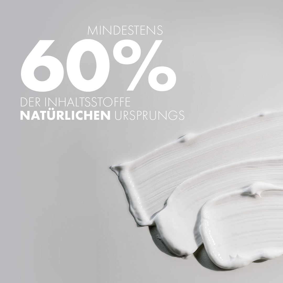 60% Inhaltsstoffe natürlichen Ursprungs